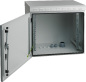 Preview: NRECW-204IP55  19" IP55 Wandgehäuse mit Stahltür 20HE 1000x600x450