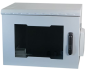 Preview: NRECW-124IP55GD  19" IP55 Wandgehäuse mit Glastüre 12HE 630x600x450