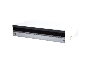 130862-2H20-E  Aufputzgehäuse für 19 Zoll Patchfelder 2HE reinweiß