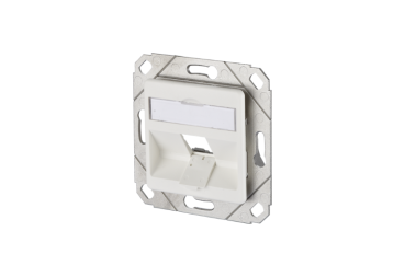 1309141102-E  Modul Anschlussdose UPk 1 Port unbestückt reinweiß