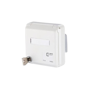 1309461002-I  E-DAT modul IP44SG UP-Gehäuse reinweiß unbestückt