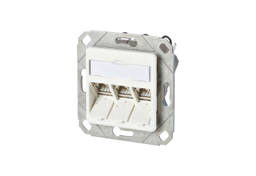 130B11D31102-E  C6Amodul 3 Port 180°M UPk reinweiß