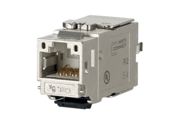 130B21-E  C6Amodul K 180° Buchse - Keystone