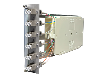 BGT06xLC-D OM2  BGT-SpleissBox-6xLC-D OM2 3HE/6/gr CSH 12Pgt 50/125 6Kup beige