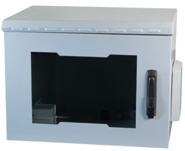 NRECW-124IP55GD  19" IP55 Wandgehäuse mit Glastüre 12HE 630x600x450