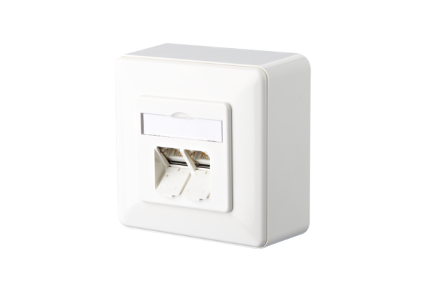 1307380002-I  E-DAT C6 2 Port AP reinweiß