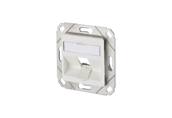 1309141102-E  Modul Anschlussdose UPk 1 Port unbestückt reinweiß