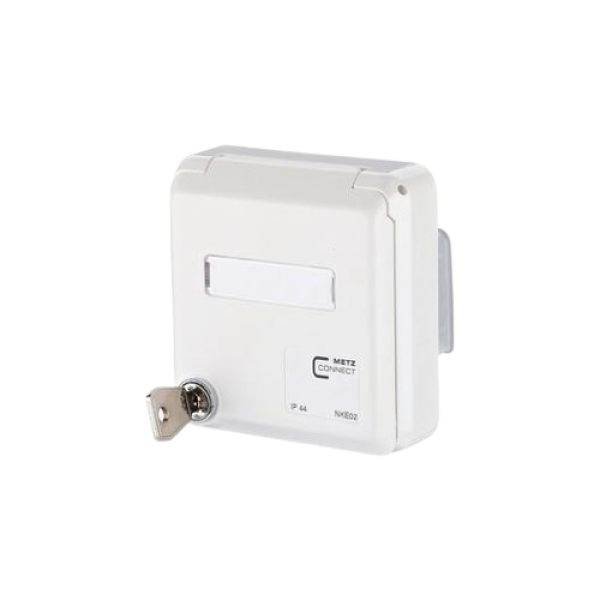 1309461002-I  E-DAT modul IP44SG UP-Gehäuse reinweiß unbestückt