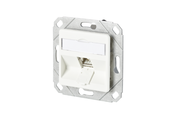 130B11D11102-E  C6Amodul 1 Port 180°M UPk reinweiß