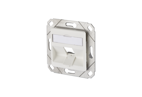 130B20D11102KE  Keystone Anschlussdose UPk 1 Port unbestückt reinweiß