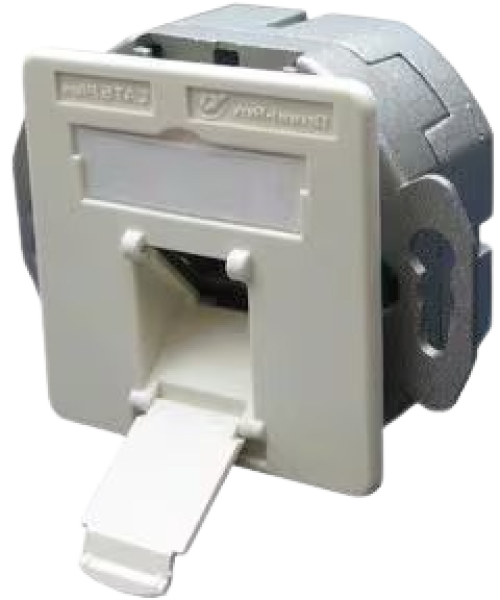 18870NB Brand-Rex 18870NB WAEG6V 8 EKR/EK Kat.6, 1-fach - reinweiß