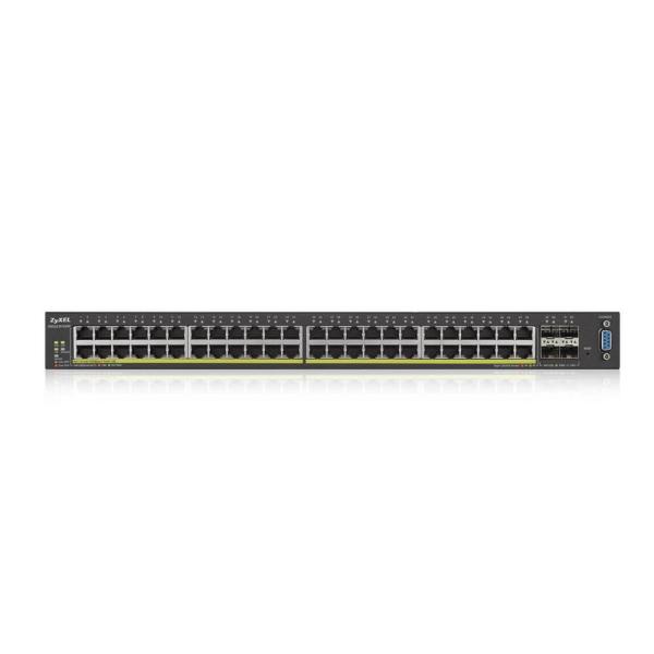 NZY3700-48HP  48-port GbE Layer 3 Access PoE Switch with 10GbE Uplink