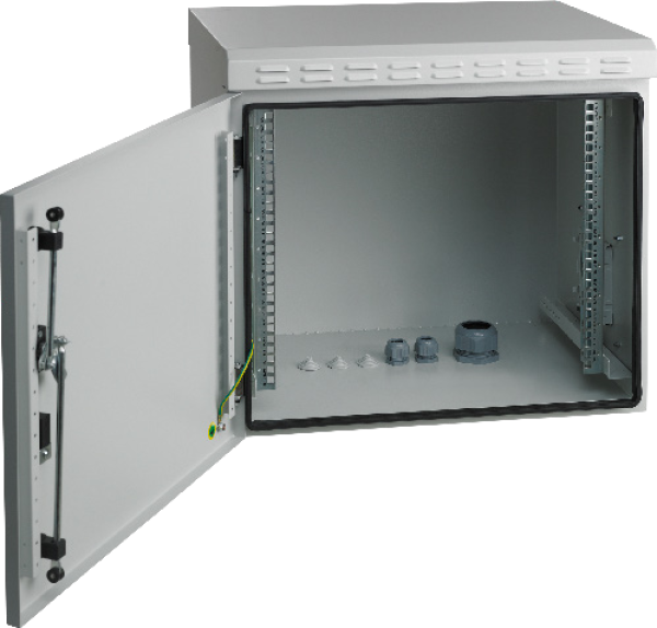 NRECW-204IP55  19" IP55 Wandgehäuse mit Stahltür 20HE 1000x600x450