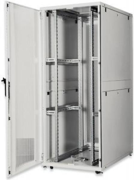 NRECS-6261B-GD  19'' Serverschrank 26 HE mit Glastür 1340x600x1000
